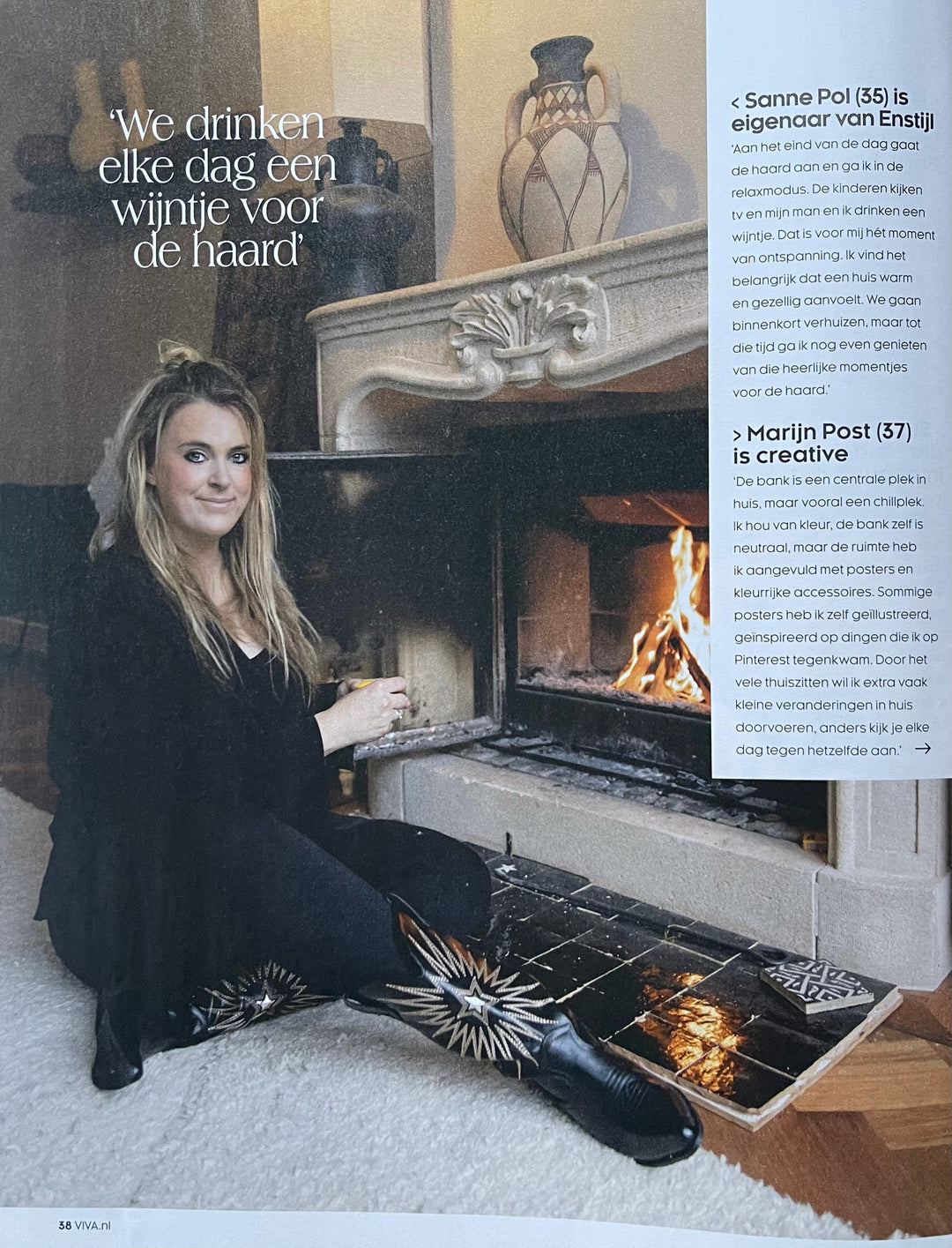 JANUARI 2021: INFLUENCER @ENSTIJL IN MAGAZINE VIVA • GEHELE HUIS WORDT GESCHILDERD MET LAB PAINT IN LAB COLOURS