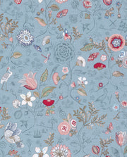 EIJFFINGER Pip Studio IV 375005 - Afbeelding 1 - Multi, Blauw, Landelijk, Romantisch, Pip Studio, Dieren, Vogels, Bloemen