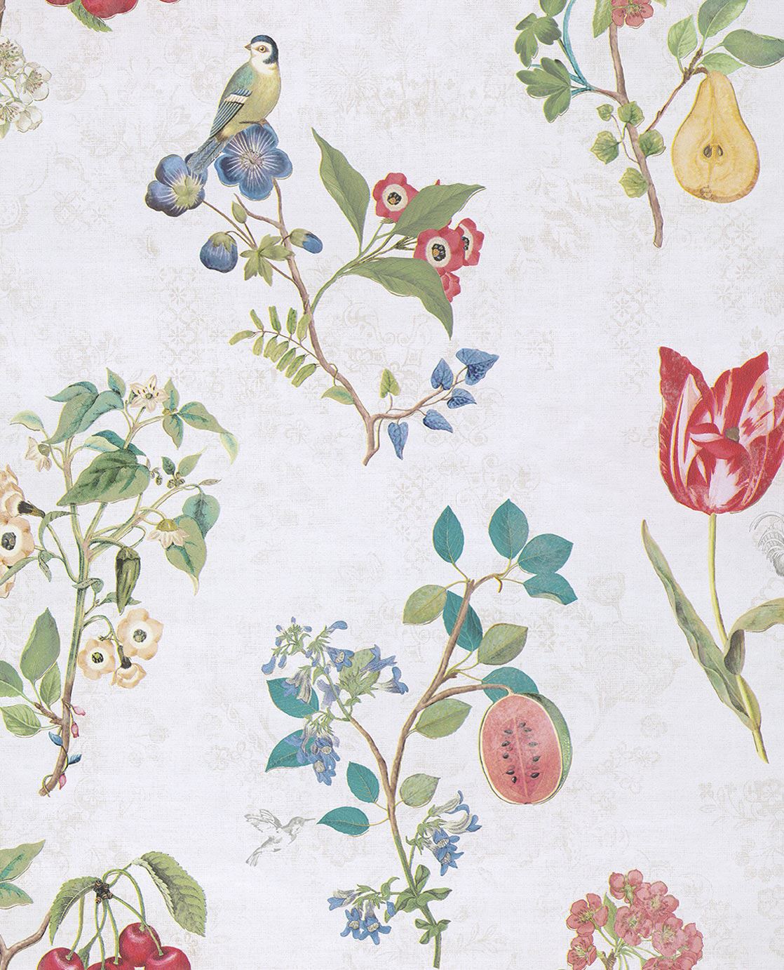 EIJFFINGER Pip Studio IV 375020 - Afbeelding 1 - Multi, Landelijk, Romantisch, Pip Studio, Vogels, Bloemen