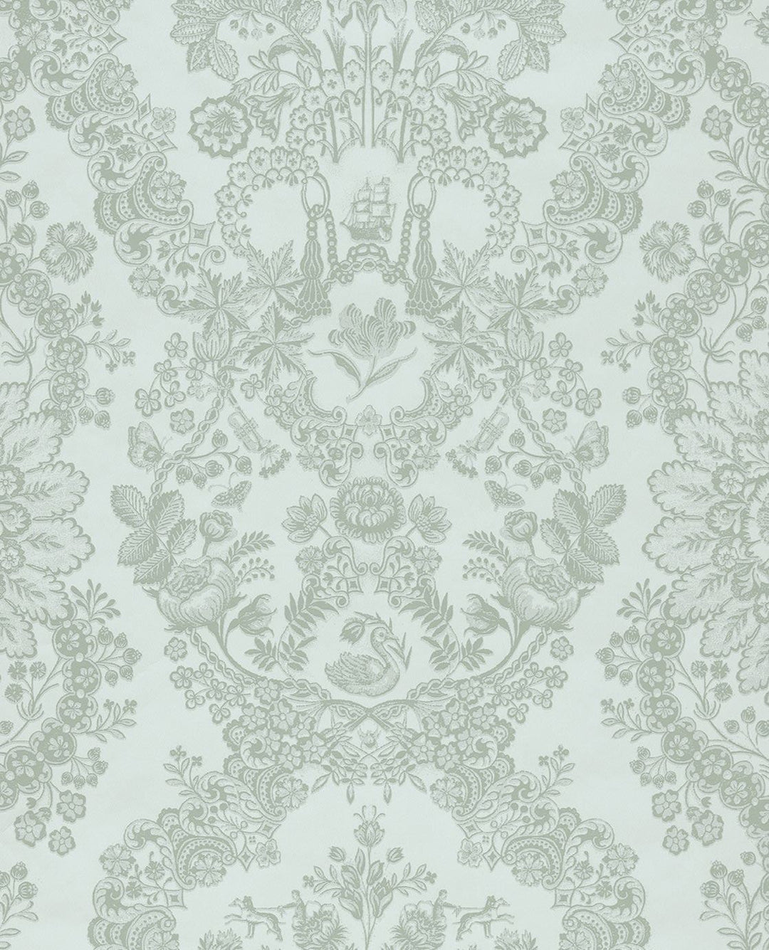 EIJFFINGER Pip Studio IV 375041 - Afbeelding 1 - Blauw, Groen, Landelijk, Romantisch, Pip Studio, Ornamenten, Bloemen