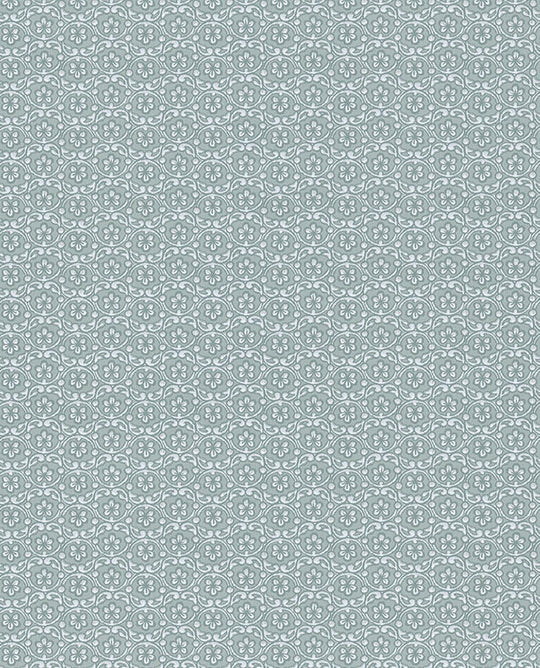 EIJFFINGER Pip Studio IV 375051 - Afbeelding 1 - Blauw, Groen, Retro, Vintage, Landelijk, Pip Studio, Ornamenten, Bloemen