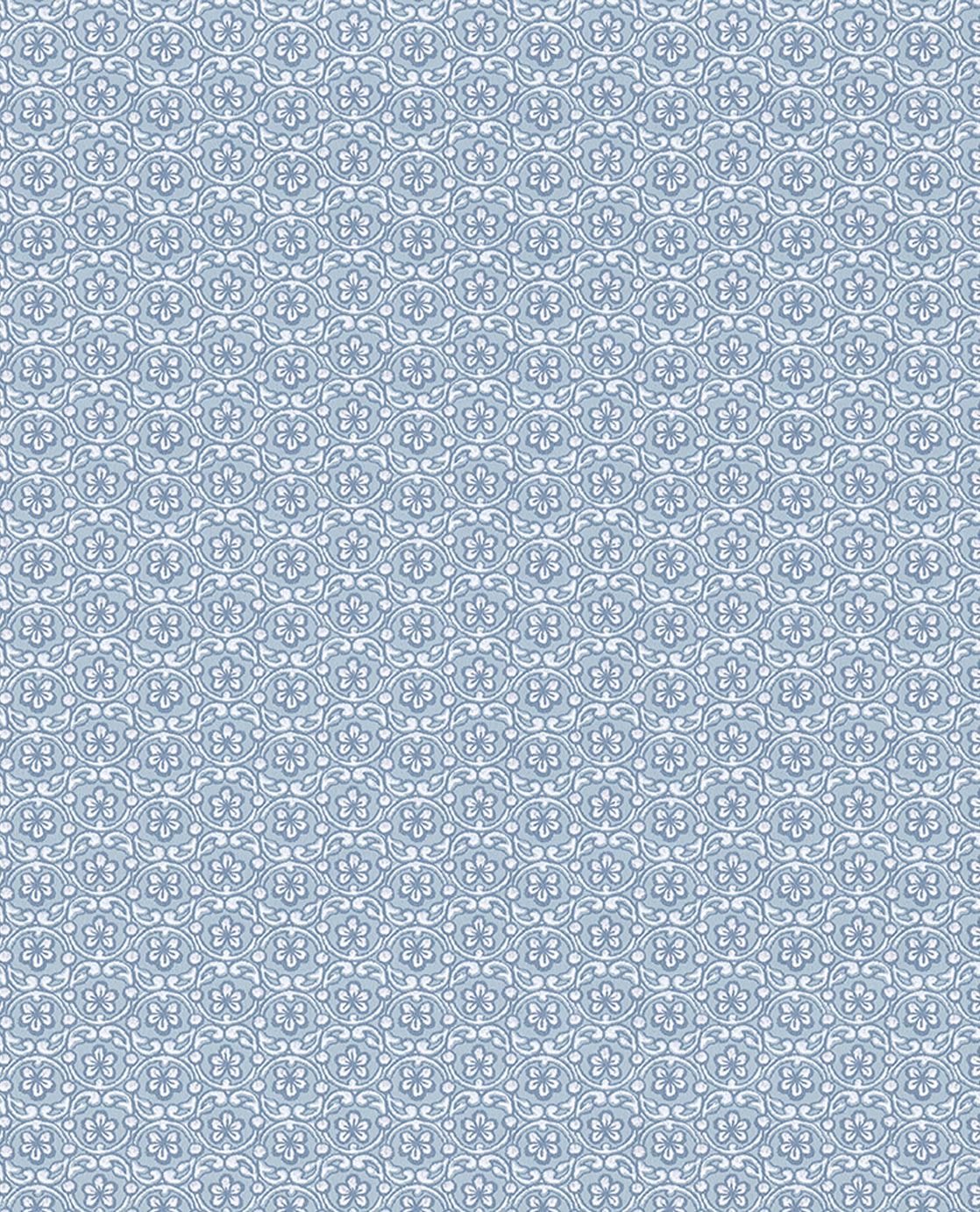 EIJFFINGER Pip Studio IV 375052 - Afbeelding 1 - Blauw, Retro, Vintage, Landelijk, Pip Studio, Ornamenten, Bloemen