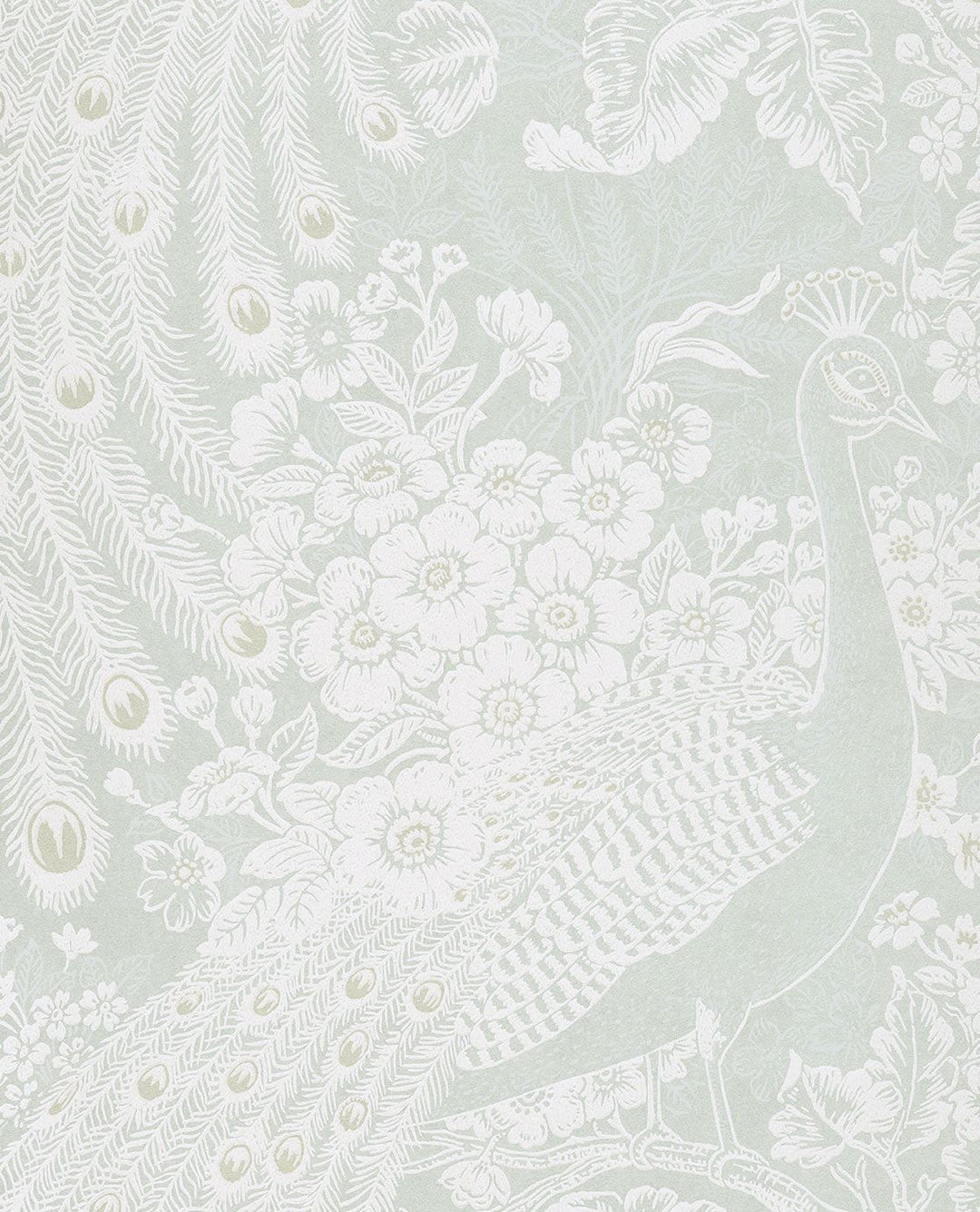 EIJFFINGER Reflect 378008 - Afbeelding 1 - Wit, Blauw, Landelijk, Romantisch, Klassiek, Dieren, Bloemen