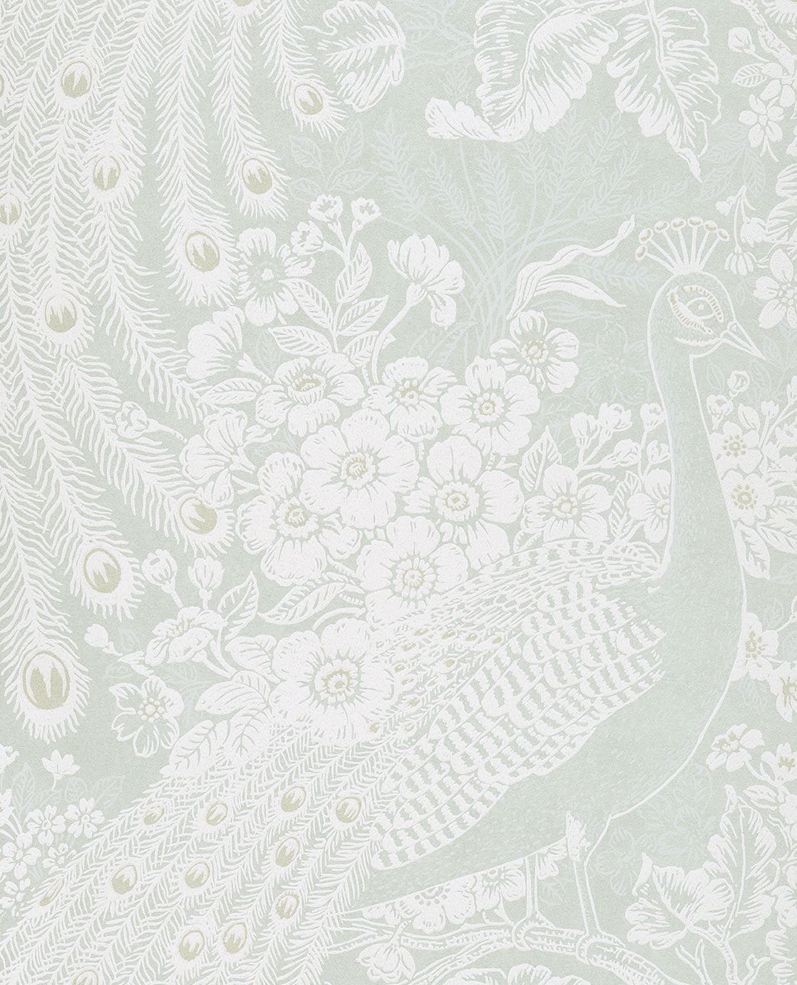 EIJFFINGER Reflect 378008 - Afbeelding 1 - Wit, Blauw, Landelijk, Romantisch, Klassiek, Dieren, Bloemen