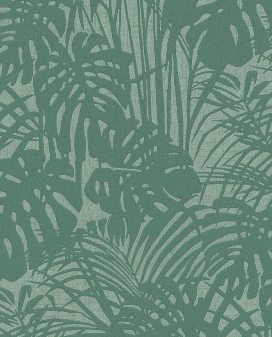 EIJFFINGER Reflect 378013 - Afbeelding 1 - Blauw, Groen, Retro, Vintage, Klassiek, Natuurlijk, Bladeren