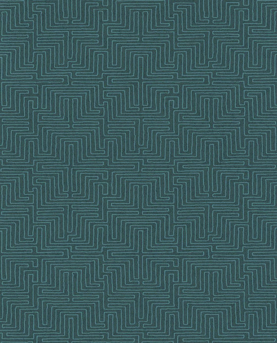 EIJFFINGER Siroc 376060 - Afbeelding 1 - Blauw, Groen, Stoer, Industrieel, Grafisch