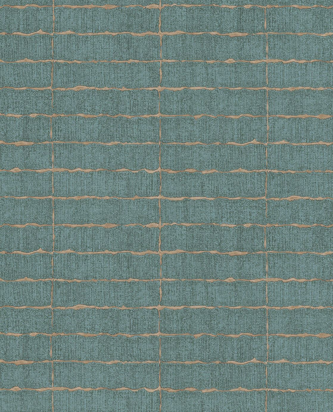 EIJFFINGER Siroc 376071 - Afbeelding 1 - Blauw, Groen, Etnisch, Natuurlijk, Structuren
