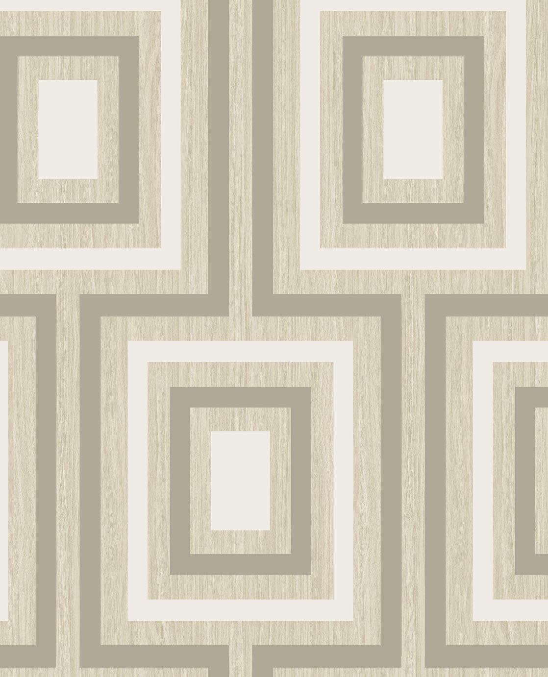 EIJFFINGER Stripes+ 377020 - Afbeelding 1 - Naturel, Scandinavisch, Retro, Vintage, Stoer, Industrieel, Strepen, Geometrisch