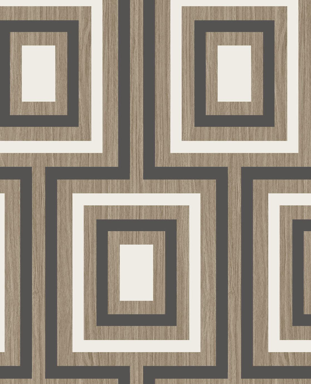 EIJFFINGER Stripes+ 377023 - Afbeelding 1 - Naturel, Retro, Vintage, Stoer, Industrieel, Strepen, Geometrisch