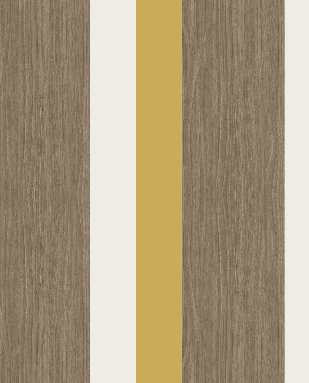 EIJFFINGER Stripes+ 377032 - Afbeelding 1 - Naturel, Geel, Retro, Vintage, Basic, Strepen