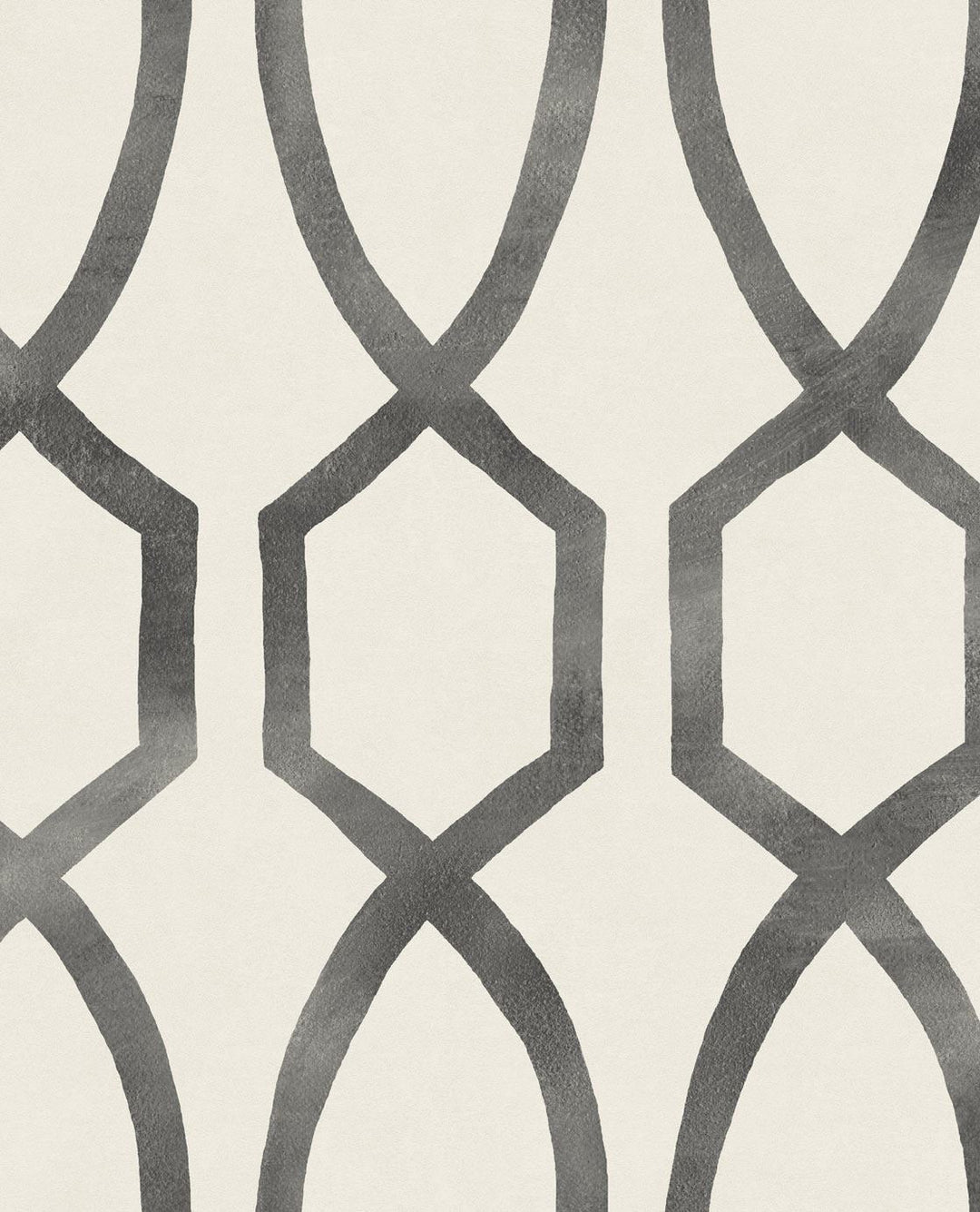 EIJFFINGER Stripes+ 377041 - Afbeelding 1 - Zwart / Grijs, Retro, Vintage, Stoer, Industrieel, Strepen, Grafisch