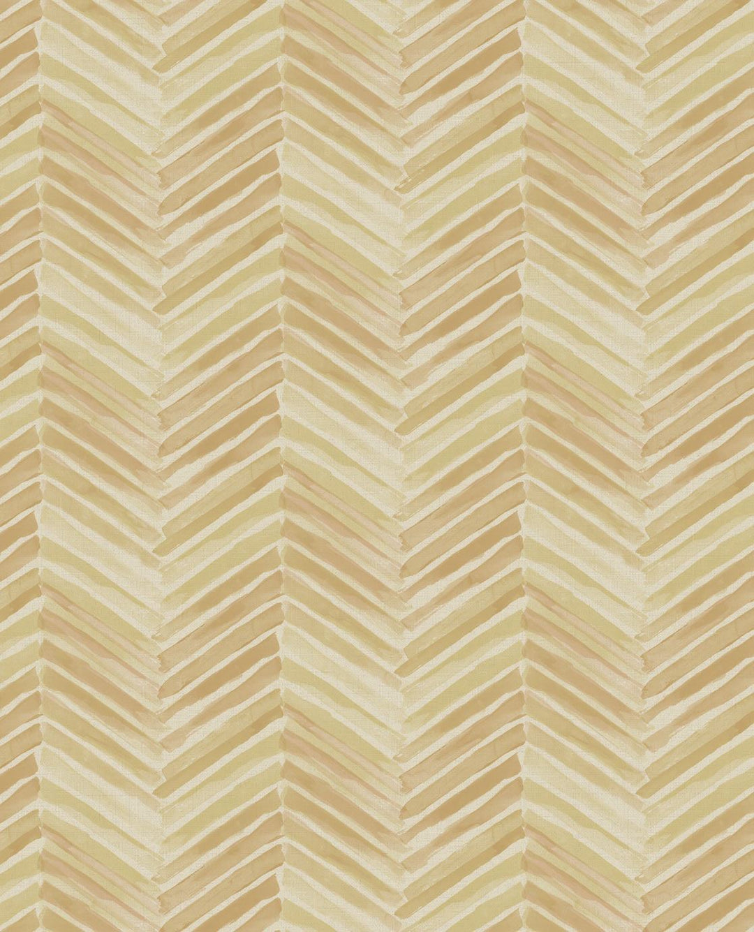 EIJFFINGER Stripes+ 377091 - Afbeelding 1 - Naturel, Geel, Scandinavisch, Retro, Vintage, Basic, Strepen