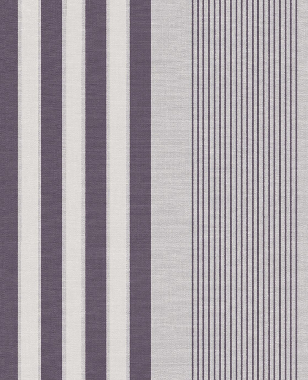 EIJFFINGER Stripes+ 377102 - Afbeelding 1 - Zwart / Grijs, Paars, Klassiek, Strepen