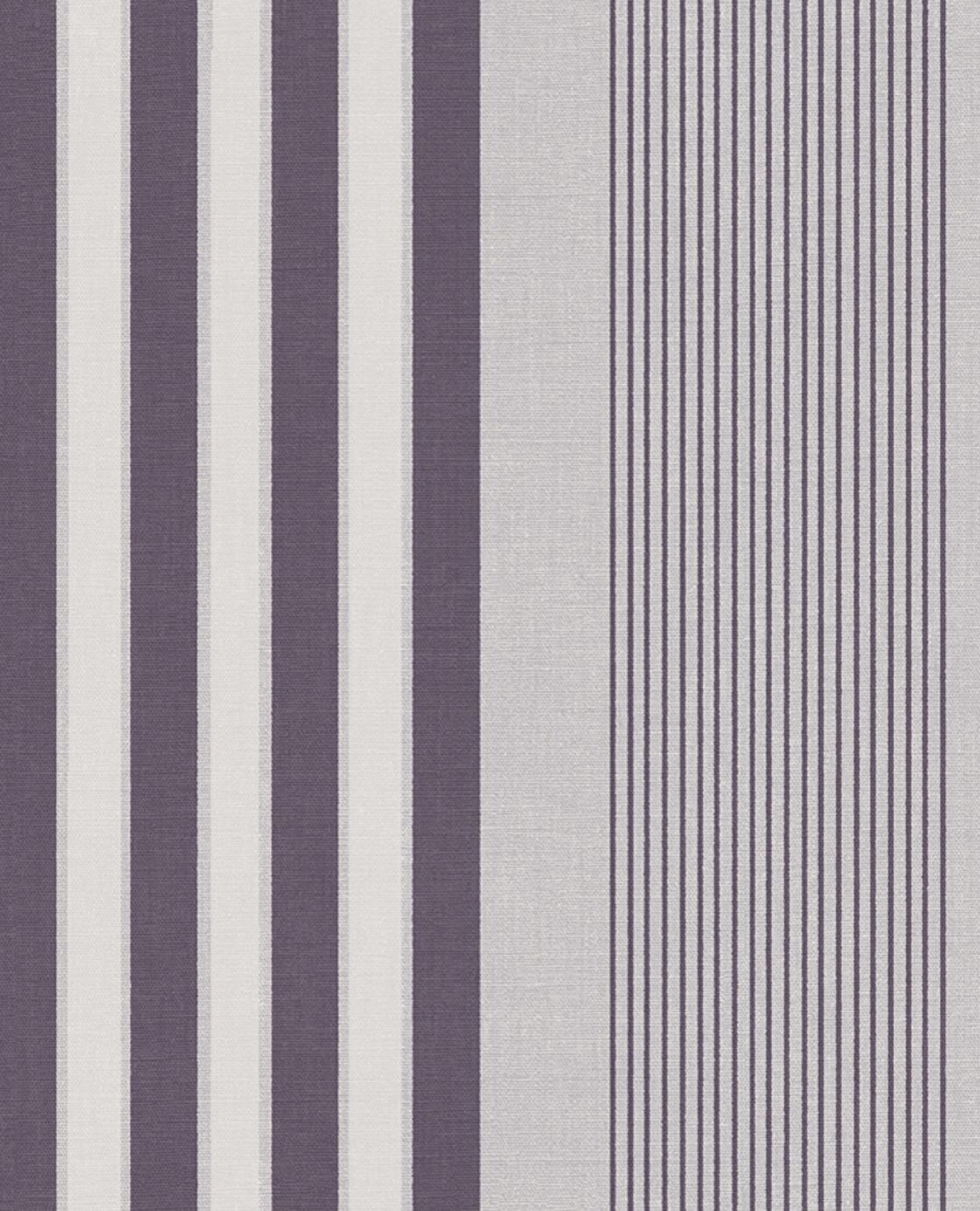 EIJFFINGER Stripes+ 377102 - Afbeelding 1 - Zwart / Grijs, Paars, Klassiek, Strepen