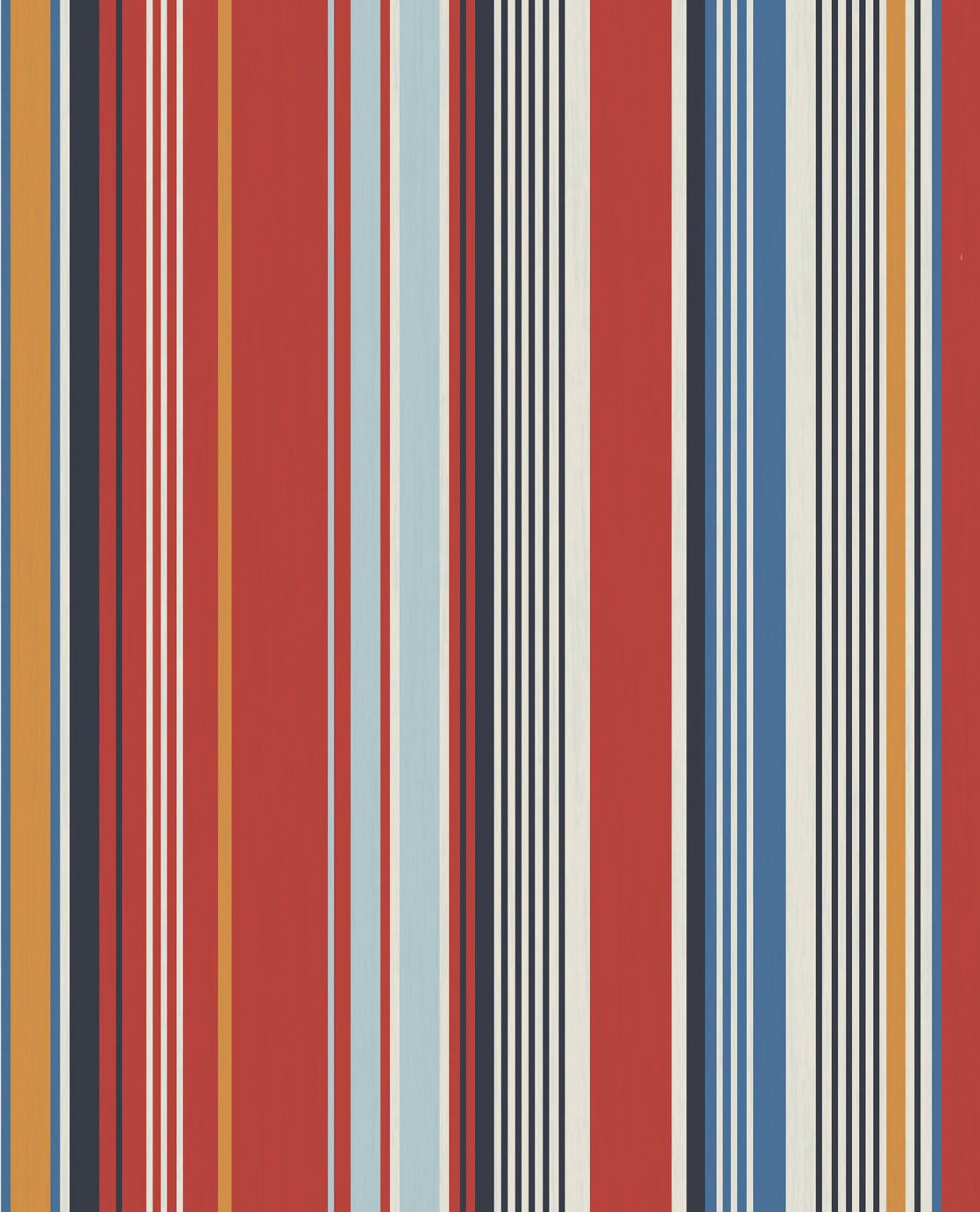 EIJFFINGER Stripes+ 377113 - Afbeelding 1 - Multi, Rood, Basic, Strepen