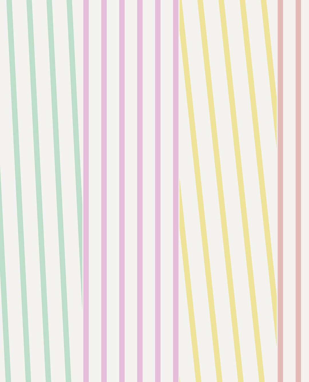 EIJFFINGER Stripes+ 377123 - Afbeelding 1 - Multi, Naturel, Retro, Vintage, Basic
