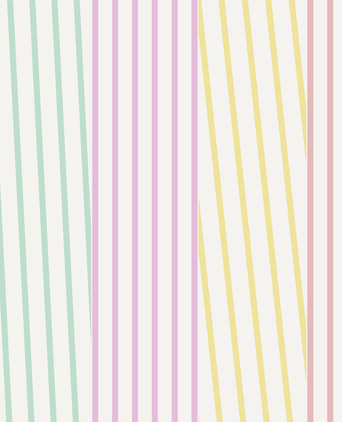 EIJFFINGER Stripes+ 377123 - Afbeelding 1 - Multi, Naturel, Retro, Vintage, Basic