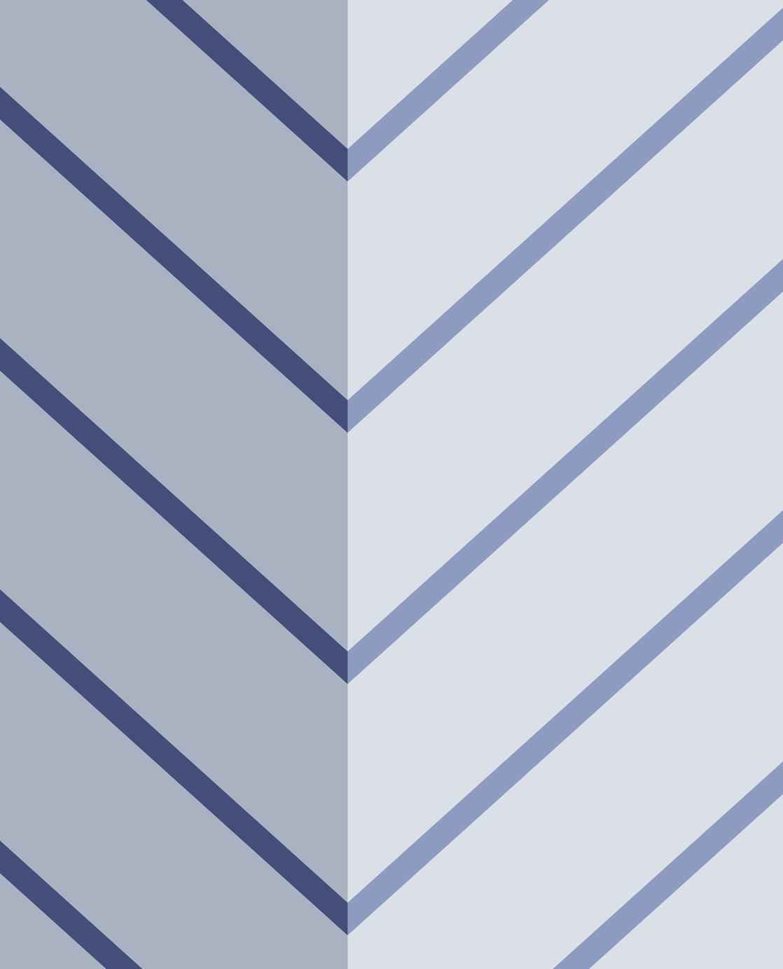 EIJFFINGER Stripes+ 377142 - Afbeelding 1 - Blauw, Retro, Vintage, Basic, Strepen
