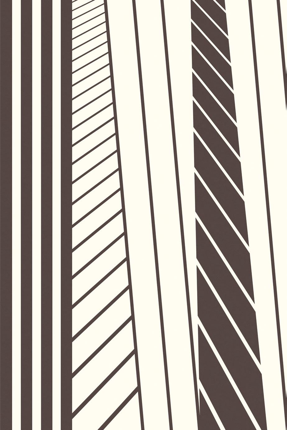 EIJFFINGER Stripes+ 377206 - Afbeelding 1 - Zwart / Grijs, Stoer, Industrieel, Strepen, Geometrisch 