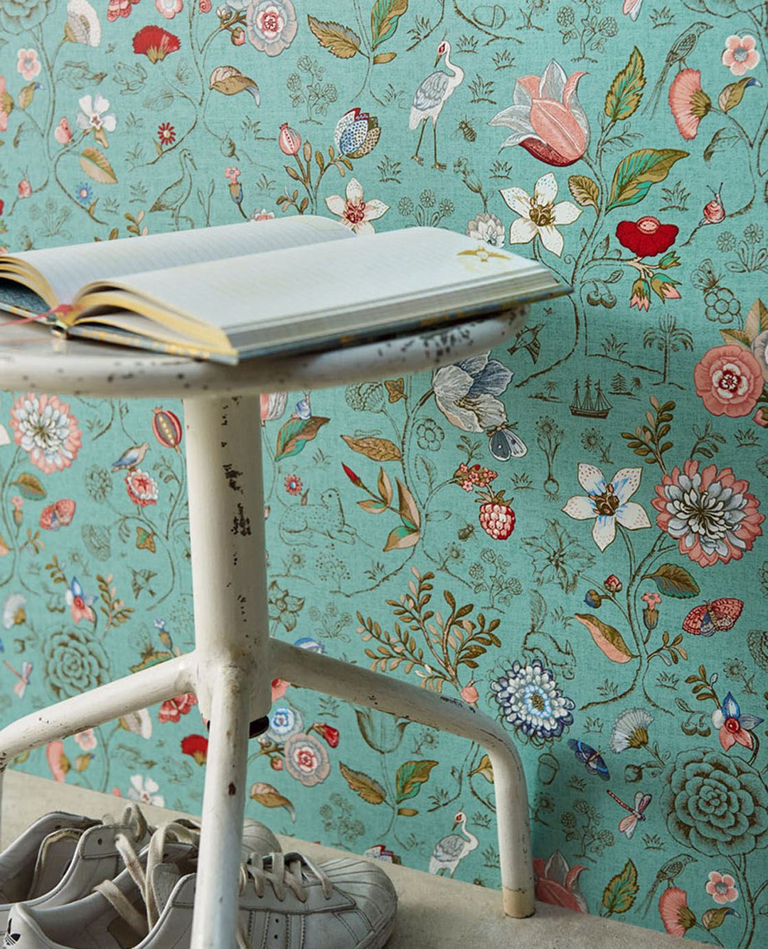 EIJFFINGER Pip Studio IV 375002 - Afbeelding 3 - Multi, Groen, Landelijk, Romantisch, Pip Studio, Dieren, Vogels, Bloemen