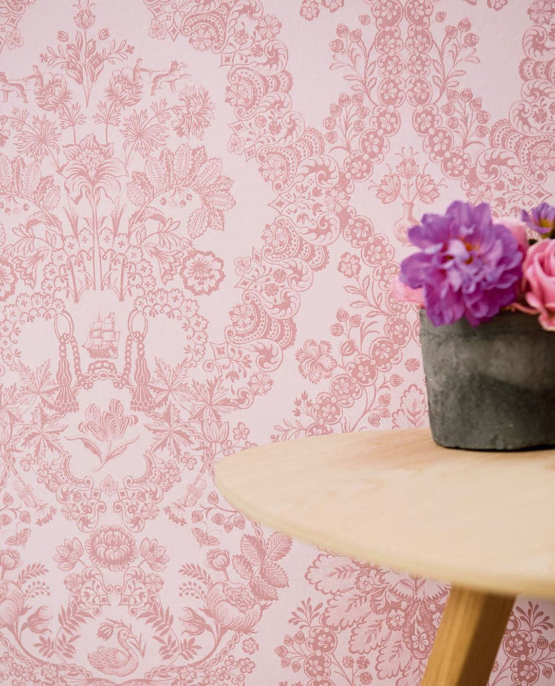 EIJFFINGER Pip Studio IV 375043 - Afbeelding 3 - Rood, Landelijk, Romantisch, Pip Studio, Ornamenten, Bloemen
