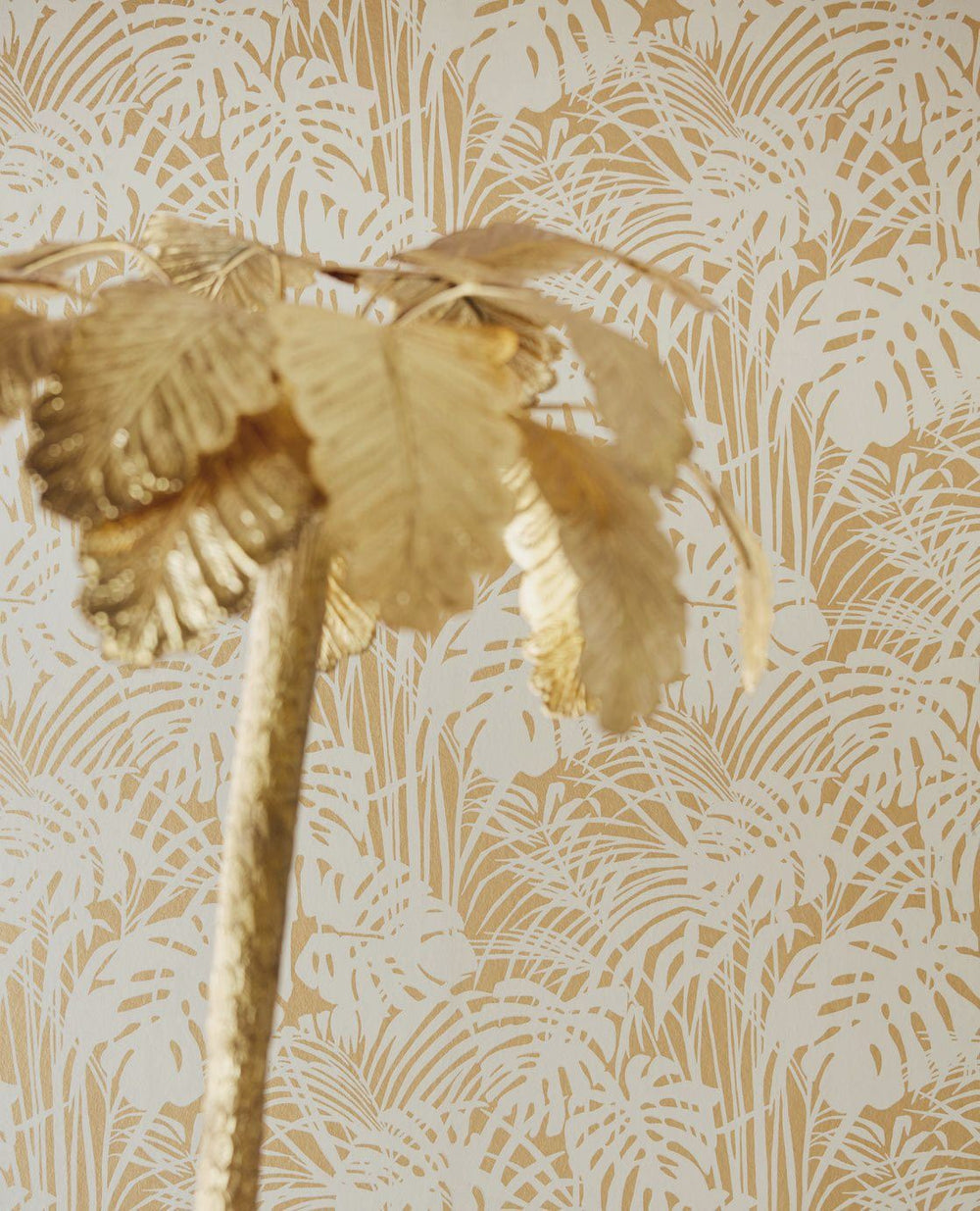 EIJFFINGER Reflect 378012 - Afbeelding 2 - Wit, Goud, Retro, Vintage, Romantisch, Klassiek, Natuurlijk, Bladeren