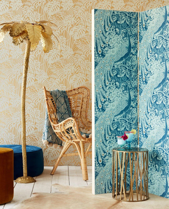 EIJFFINGER Reflect 378012 - Afbeelding 3 - Wit, Goud, Retro, Vintage, Romantisch, Klassiek, Natuurlijk, Bladeren