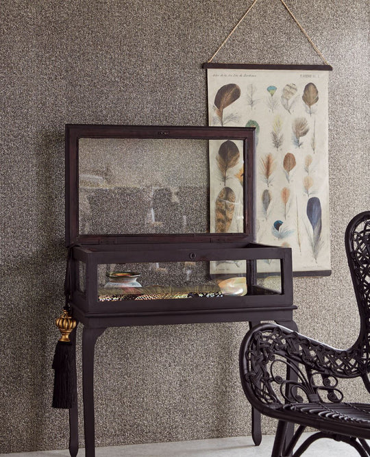 EIJFFINGER Reflect 378021 - Afbeelding 2 - Zwart / Grijs, Retro, Vintage, Klassiek, Stoer, Industrieel, Effen, Uni, Stippen