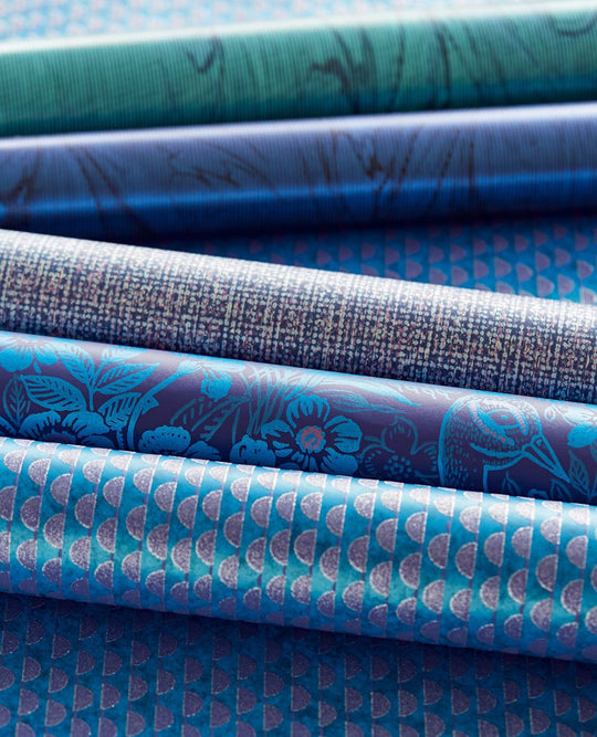 EIJFFINGER Reflect 378033 - Afbeelding 3 - Blauw, Retro, Vintage, Klassiek, Structuren, Fantasie