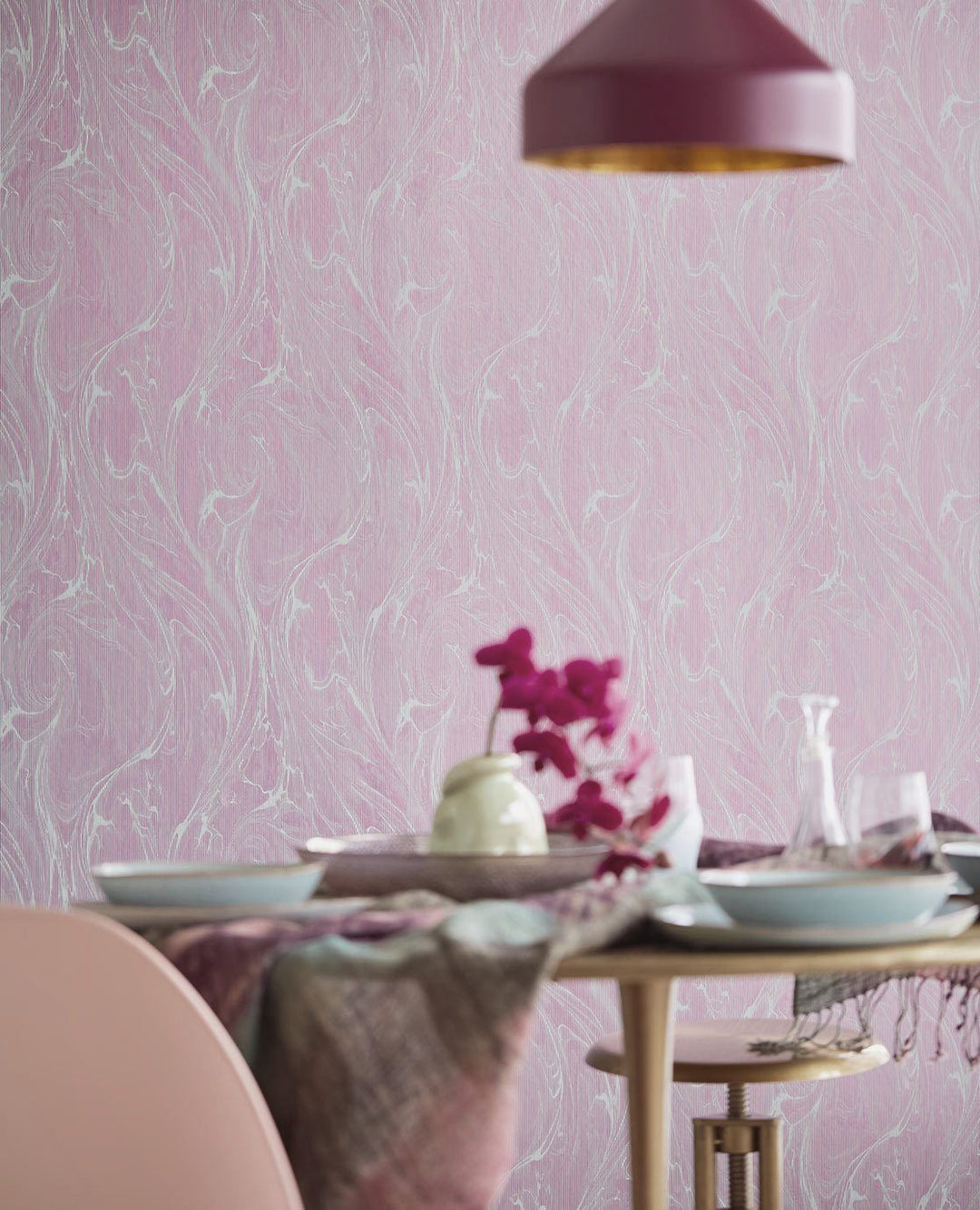 EIJFFINGER Reflect 378046 - Afbeelding 3 - Rood, Paars, Retro, Vintage, Klassiek, Grafisch, Fantasie