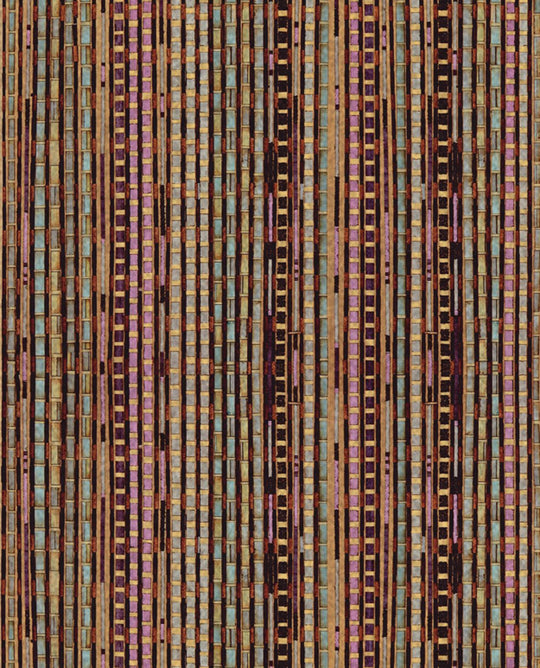 EIJFFINGER Resource 369154 - Afbeelding 1 - Multi, Retro, Vintage, Etnisch, Strepen