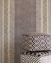 EIJFFINGER Siroc 376023 - Afbeelding 3 - Zwart / Grijs, Scandinavisch, Stoer, Industrieel, Strepen
