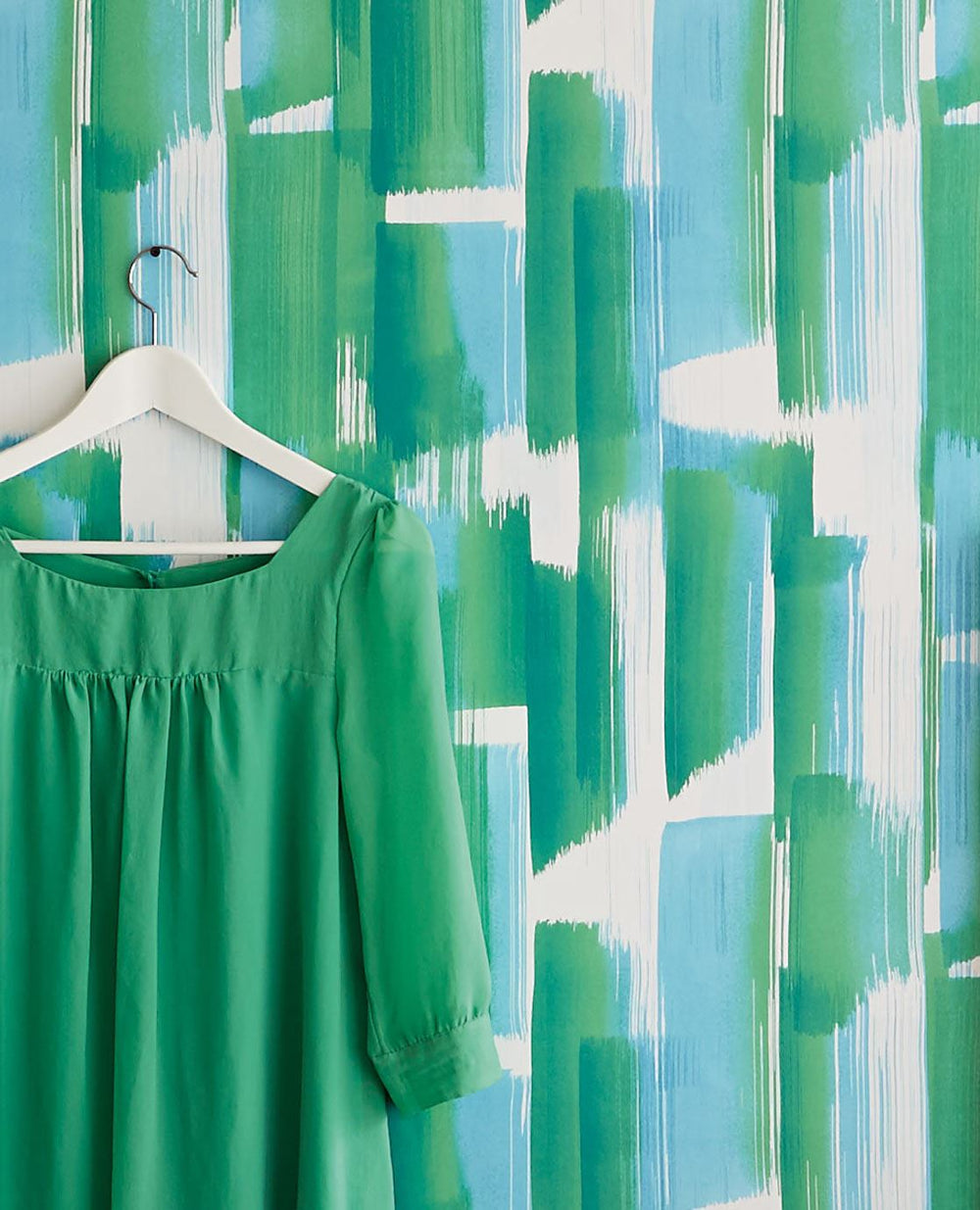 EIJFFINGER Stripes+ 377000 - Afbeelding 2 - Groen, Stoer, Industrieel, Strepen, Kinderkamer