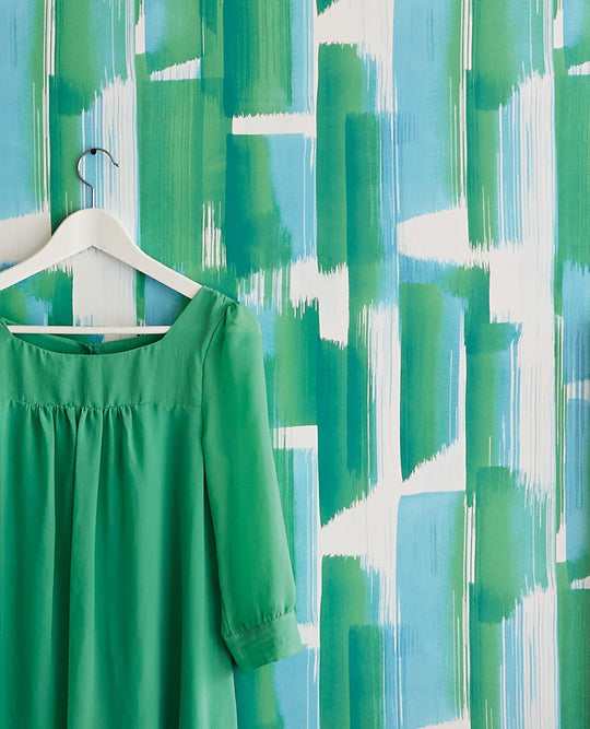 EIJFFINGER Stripes+ 377000 - Afbeelding 2 - Groen, Stoer, Industrieel, Strepen, Kinderkamer