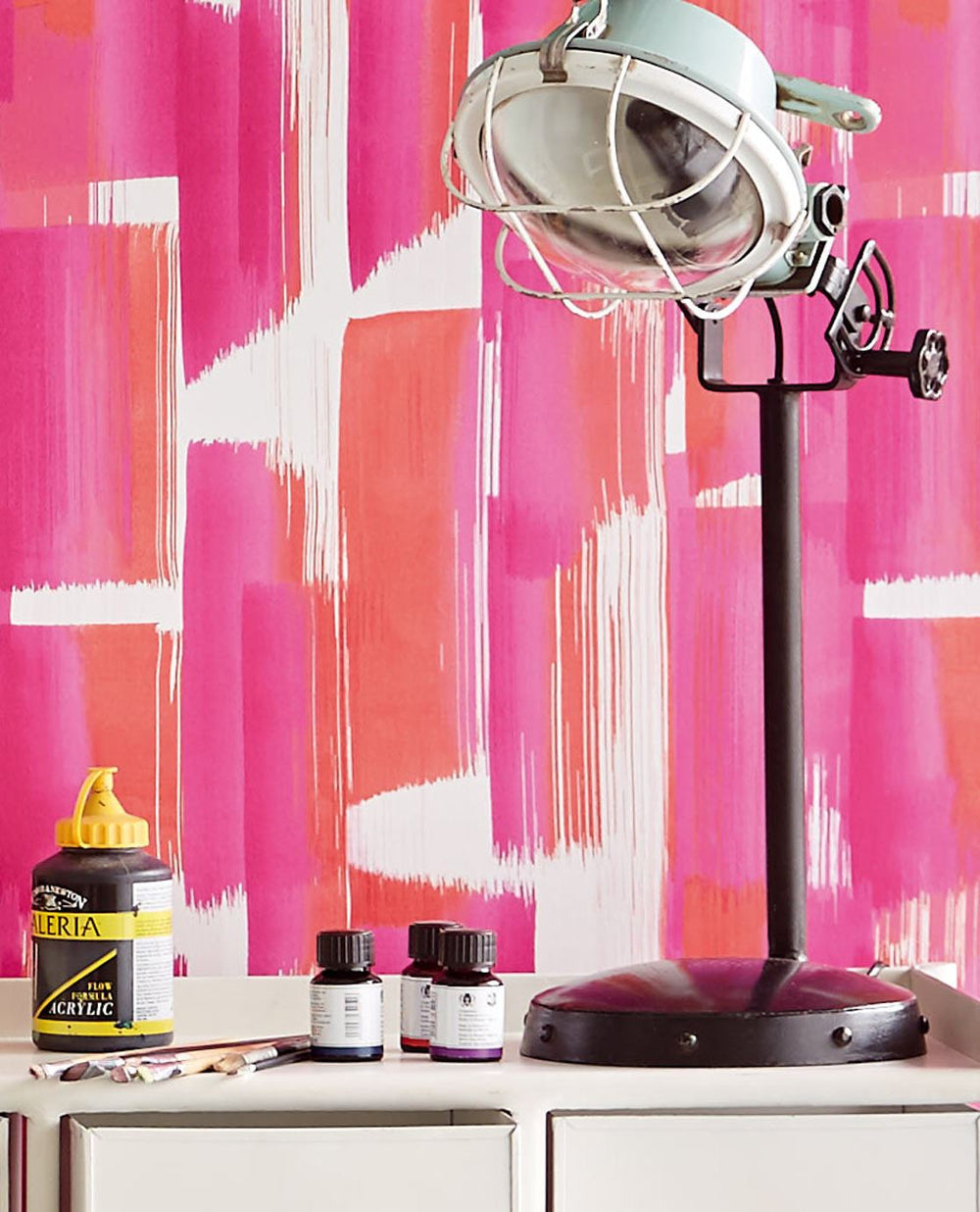 EIJFFINGER Stripes+ 377003 - Afbeelding 2 - Rood, Rood, Retro, Vintage, Strepen, Kinderkamer