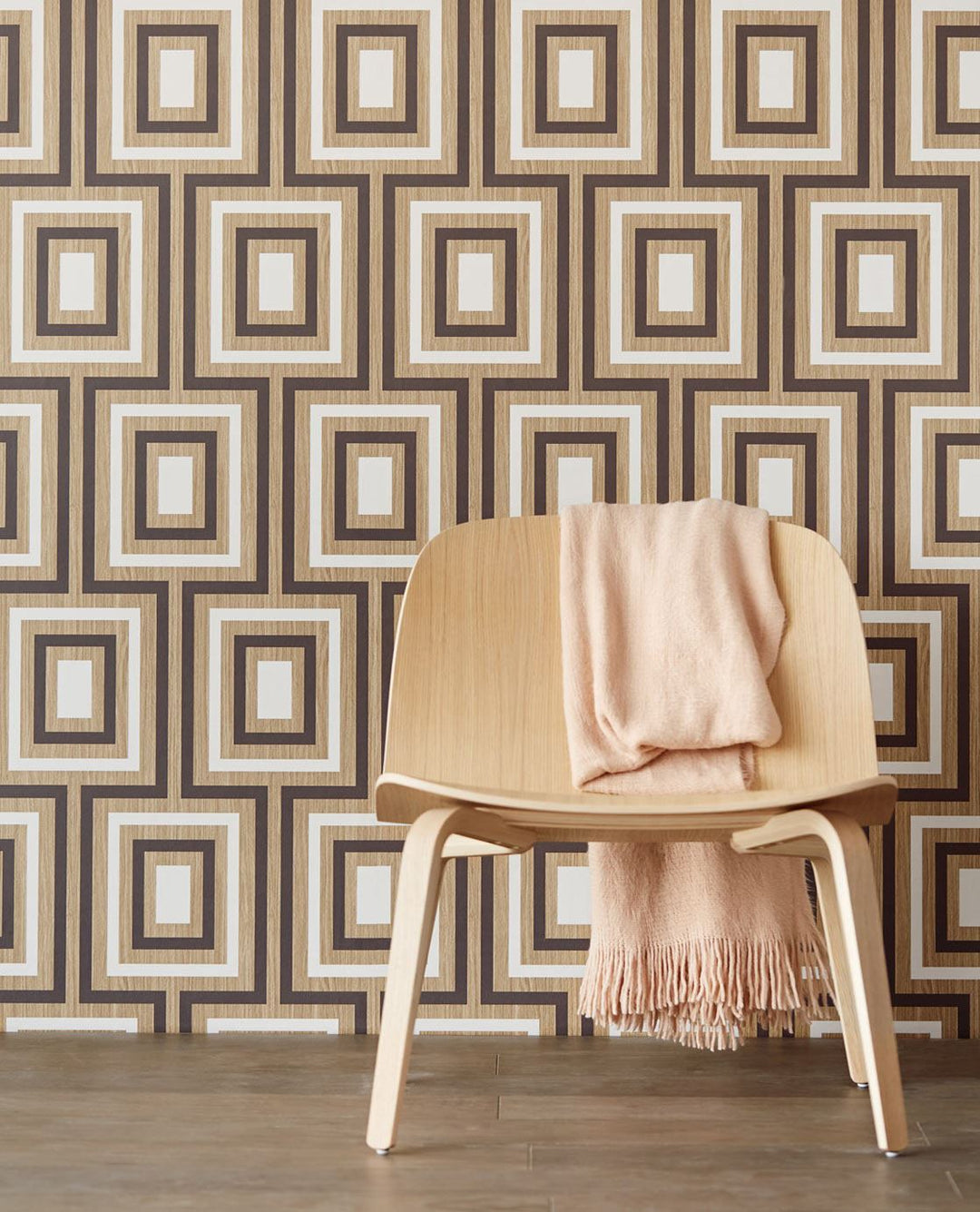 EIJFFINGER Stripes+ 377023 - Afbeelding 2 - Naturel, Retro, Vintage, Stoer, Industrieel, Strepen, Geometrisch