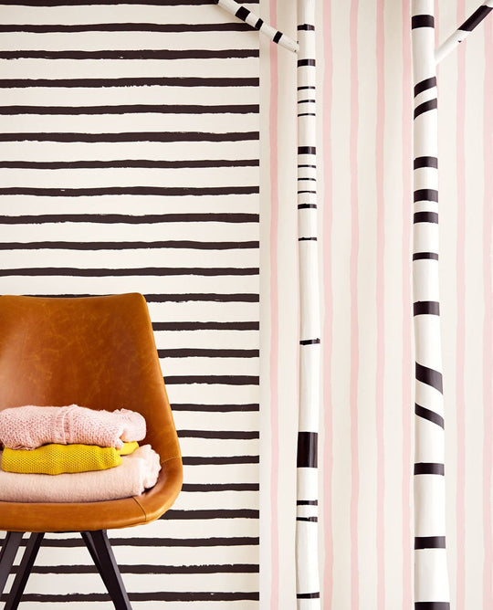 EIJFFINGER Stripes+ 377072 - Afbeelding 3 - Rood, Basic, Strepen, Kinderkamer
