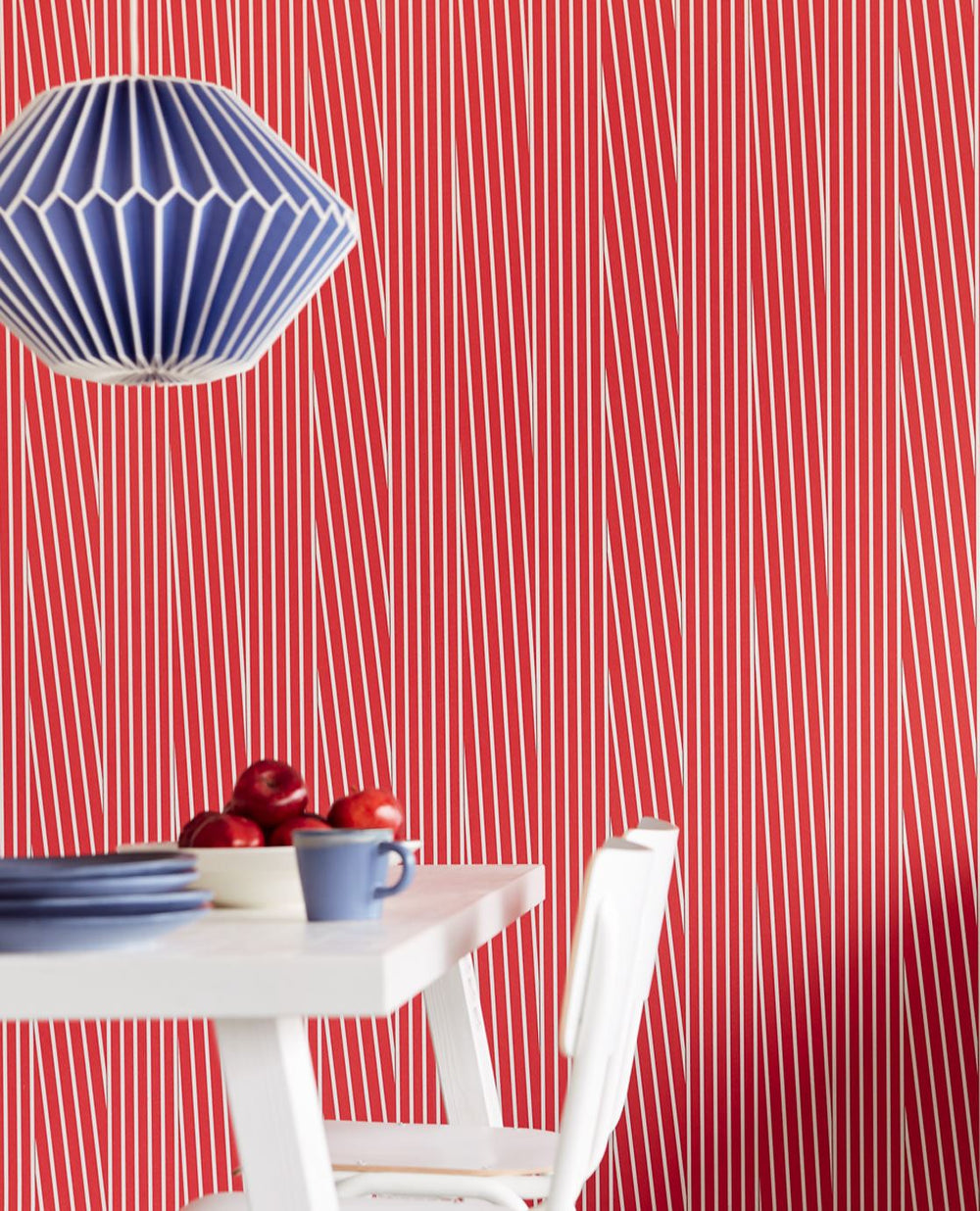 EIJFFINGER Stripes+ 377121 - Afbeelding 2 - Rood, Basic