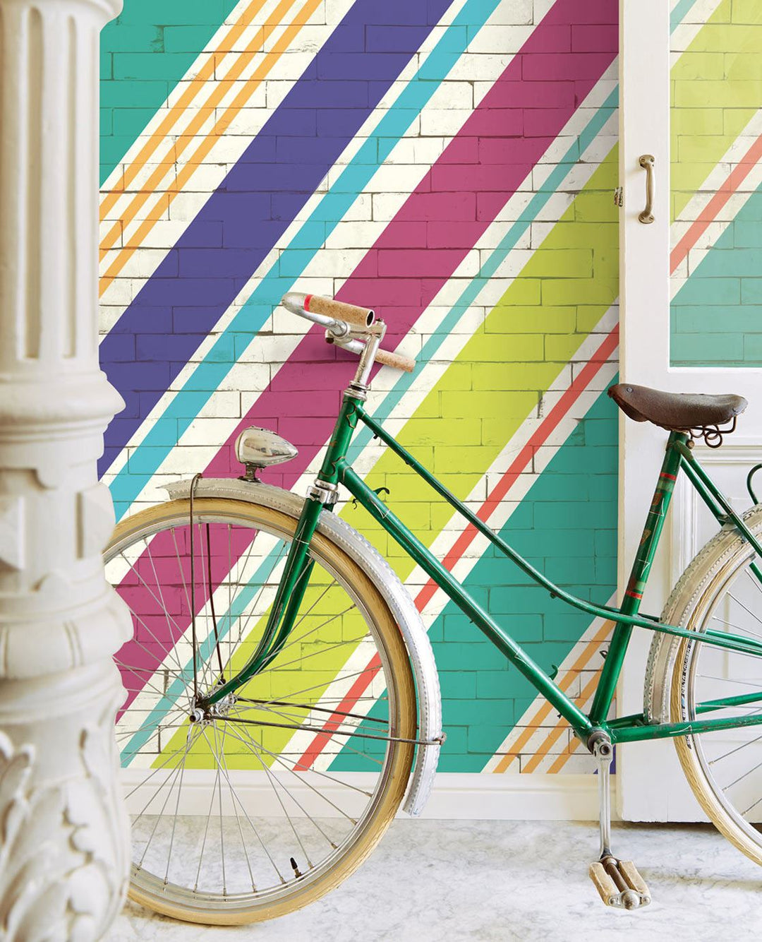 EIJFFINGER Stripes+ 377207 - Afbeelding 2 - Multi, Stoer, Industrieel, Strepen, Geometrisch 