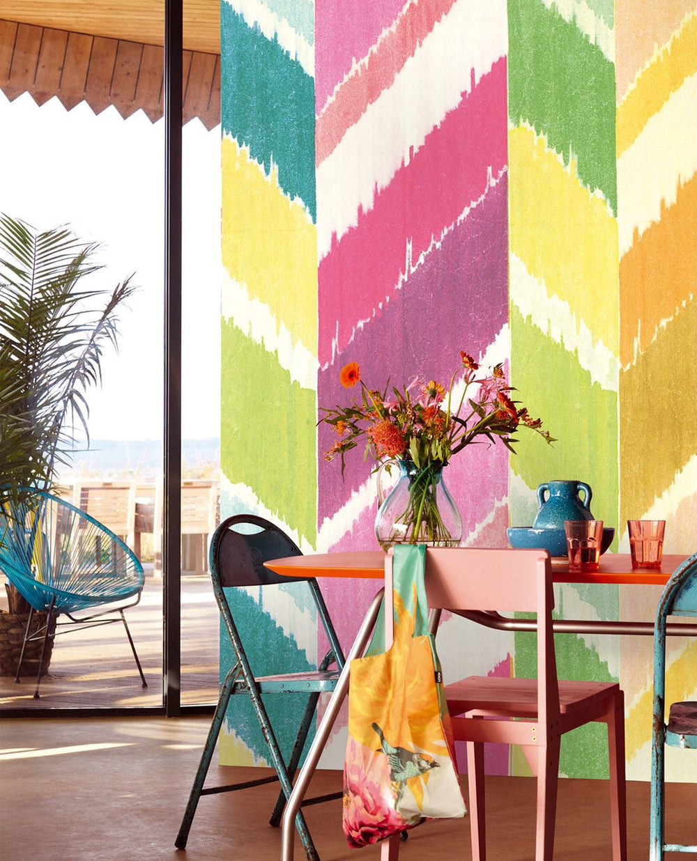 EIJFFINGER Stripes+ 377211 - Afbeelding 2 - Multi, Stoer, Industrieel, Strepen