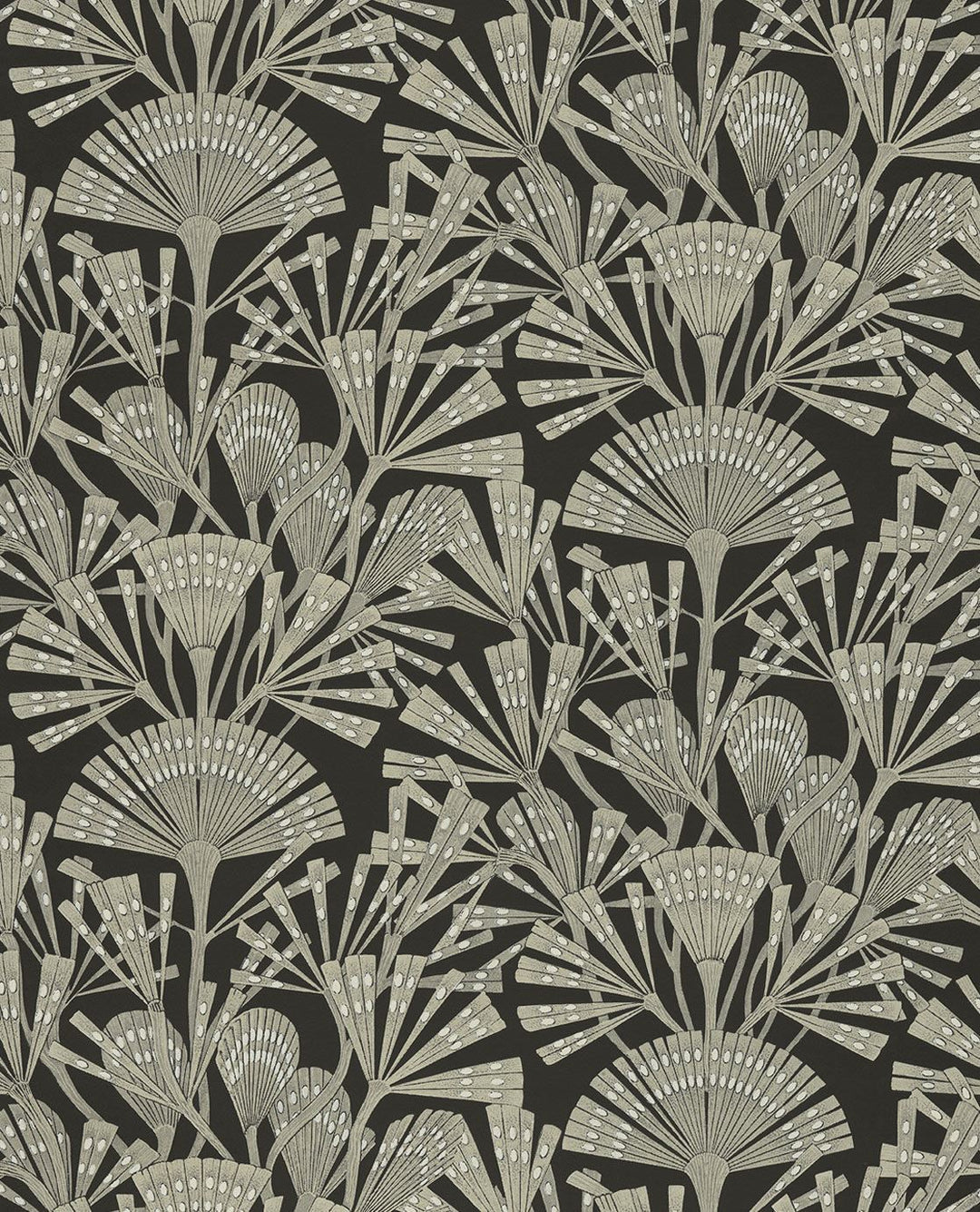 EIJFFINGER Geonature 366014 - Afbeelding 1 - Zwart / Grijs, Retro, Vintage, Klassiek, Natuurlijk, Fantasie