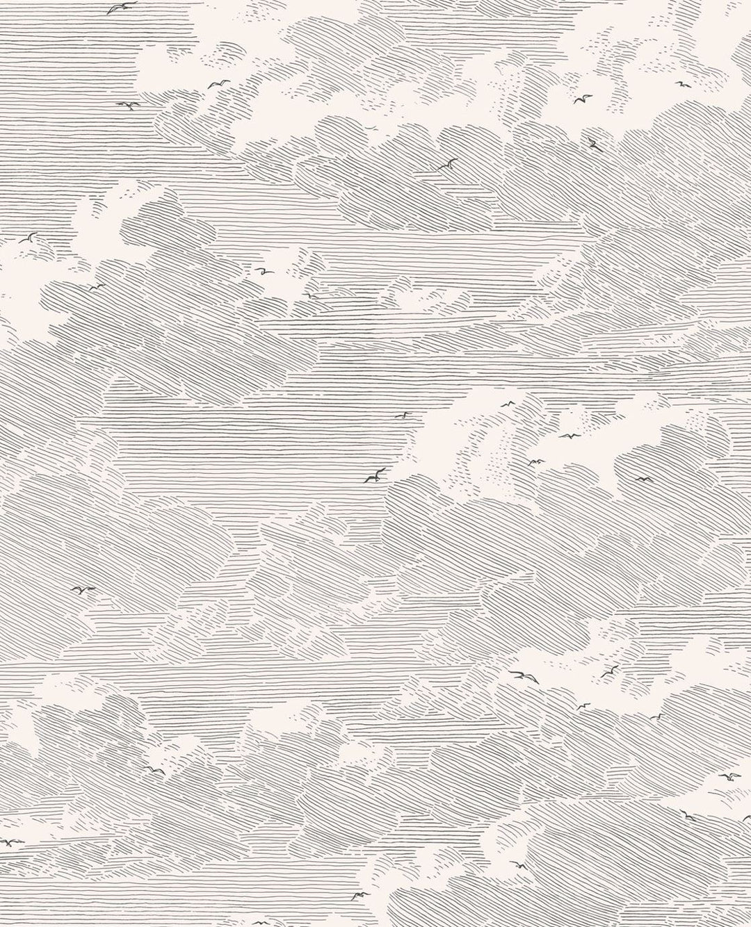 EIJFFINGER Geonature 366061 - Afbeelding 1 - Zwart / Grijs, Scandinavisch, Stoer, Industrieel, Grafisch, Vogels