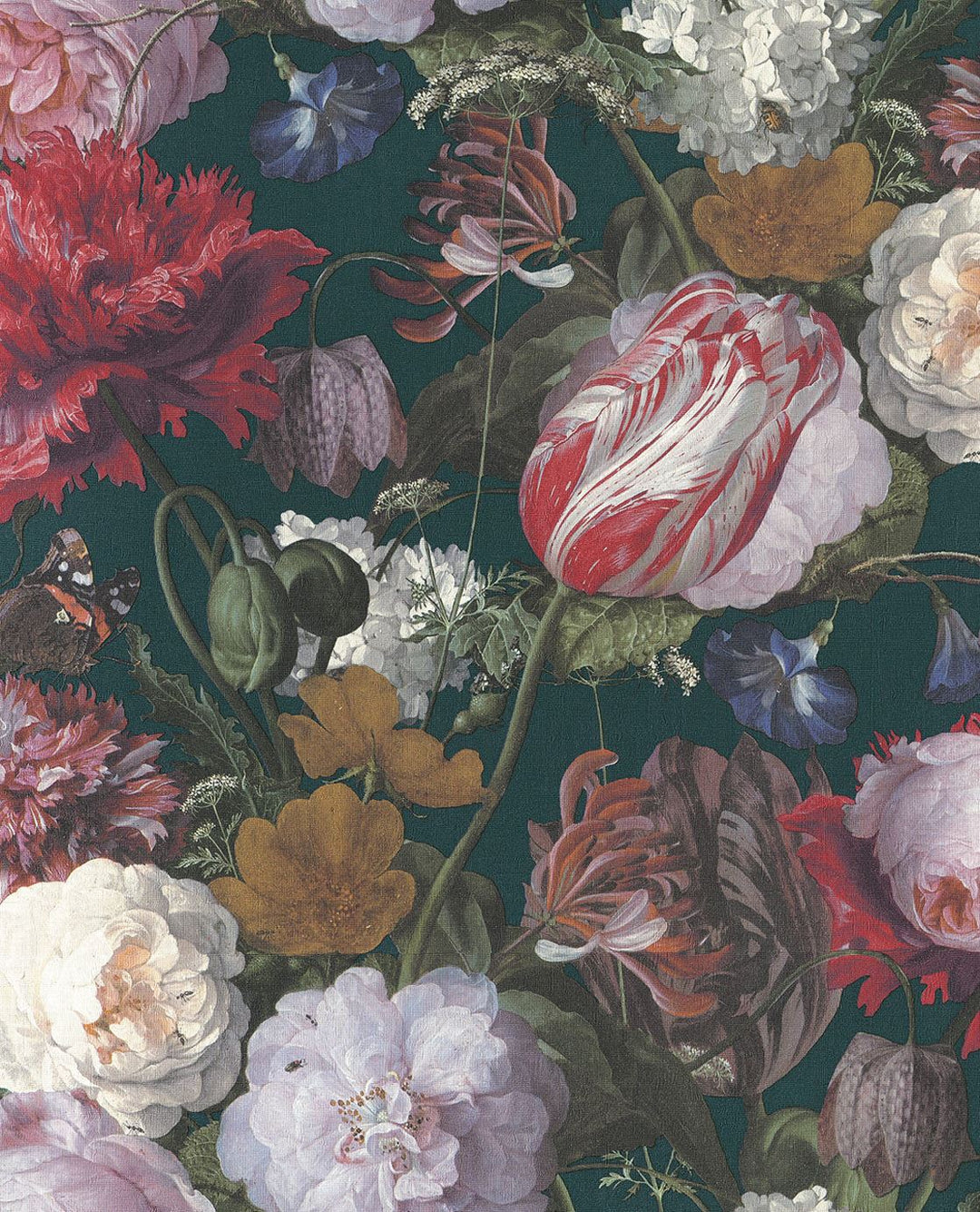 EIJFFINGER Masterpiece 358002 - Afbeelding 1 - Multi, Groen, Romantisch, Klassiek, Bloemen