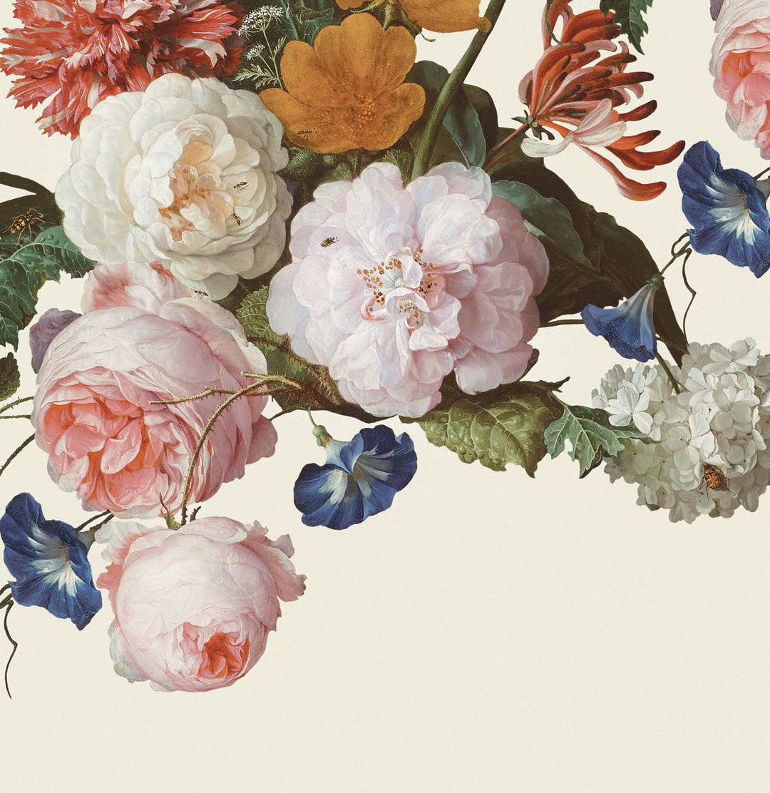 EIJFFINGER Masterpiece 358112 - Afbeelding 1 - Wit, Multi, Klassiek, Bloemen