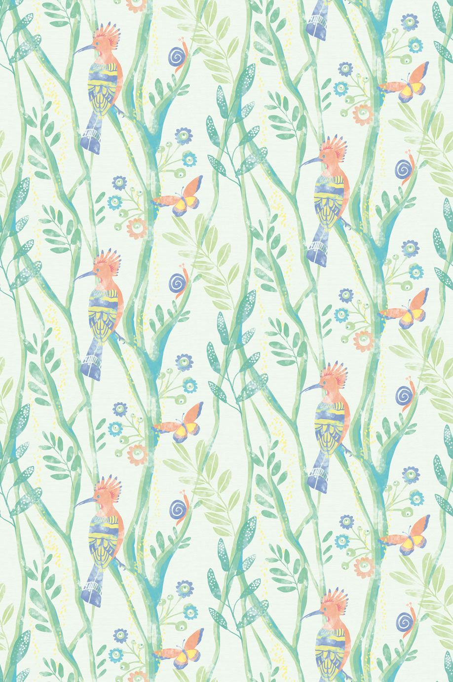 EIJFFINGER Wallpower Junior 364151 - Afbeelding 1 - Blauw, Groen, Kinderkamer
