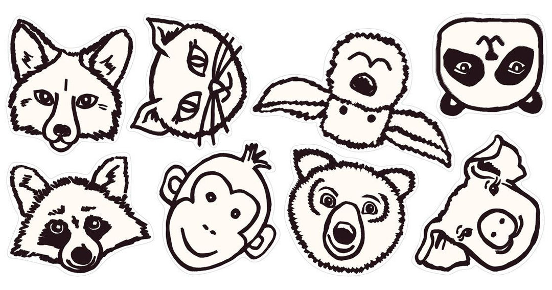 EIJFFINGER Materiaal Ondergrond Sticker 864002 - Afbeelding 1 - Zwart / Grijs, Kinderkamer