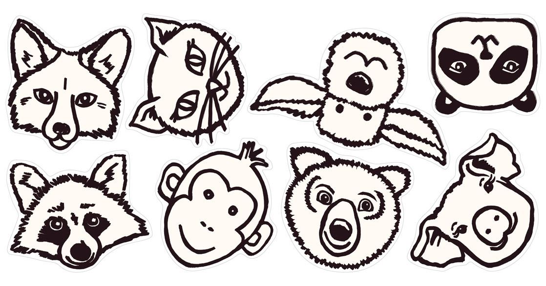 EIJFFINGER Materiaal Ondergrond Sticker 864002 - Afbeelding 1 - Zwart / Grijs, Kinderkamer