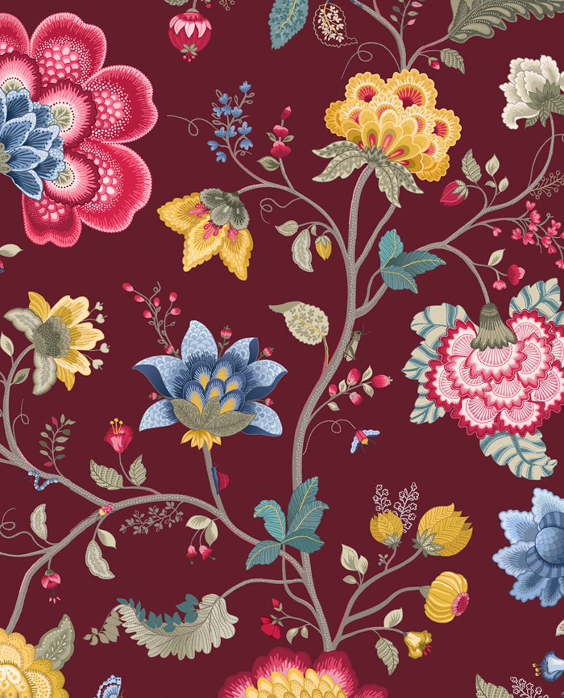 EIJFFINGER Pip Studio III 341033 - Afbeelding 1 - Naturel, Multi, Rood, Romantisch, Kinderkamer, Pip Studio