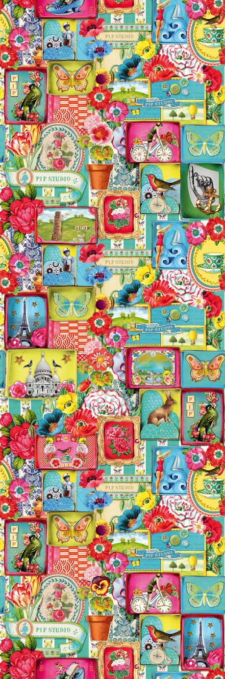 EIJFFINGER Pip Studio III 341084 - Afbeelding 1 - Multi, Romantisch, Kinderkamer, Pip Studio