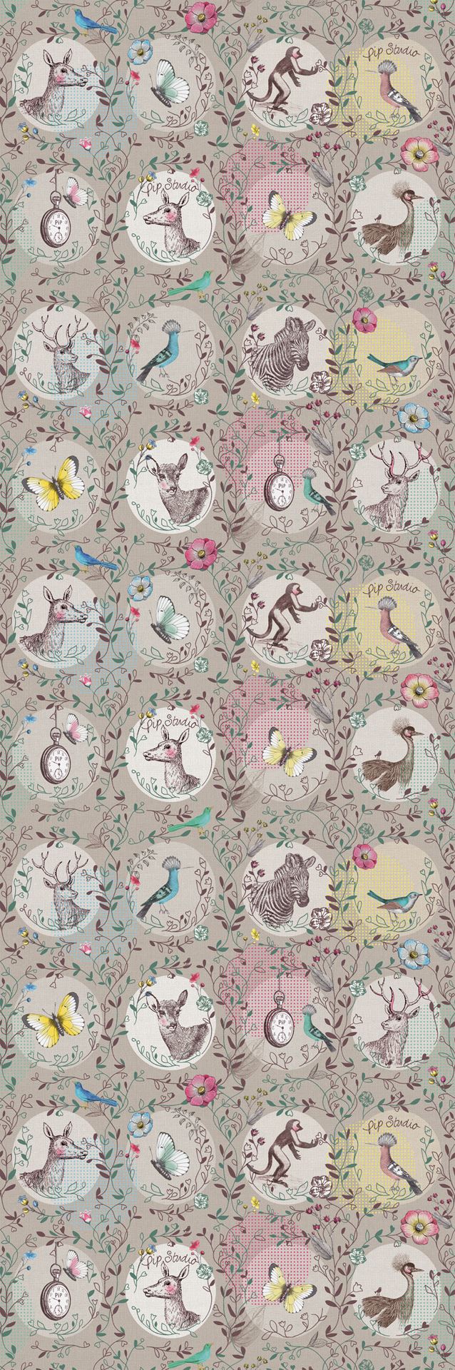 EIJFFINGER Pip Studio III 341088 - Afbeelding 1 - Naturel, Multi, Kinderkamer, Pip Studio